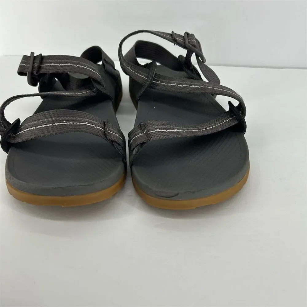 Chaco Men's Lowdown Sandals Gray Size 11 Adjustable Straps Casual